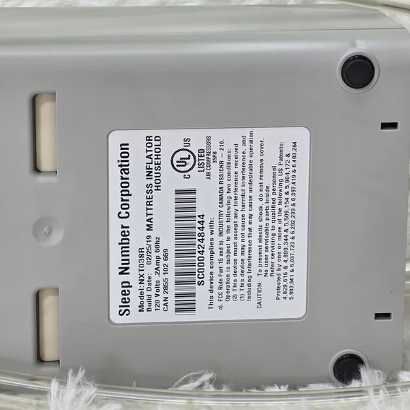 Select Comfort Sleep Number NXT03SR Single Air Pump  With Power Cable - Picture 6 of 7